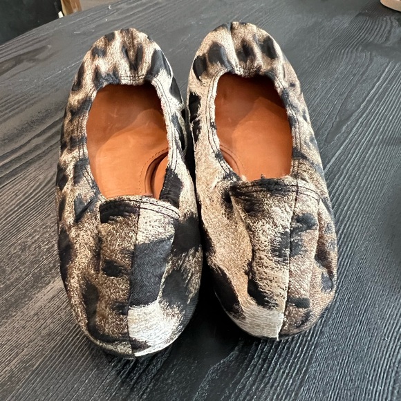 Lanvin Leopard-print Ballerina Flats - Picture 8 of 9